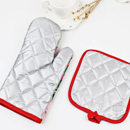 Holiday Oven Mitt & Mat