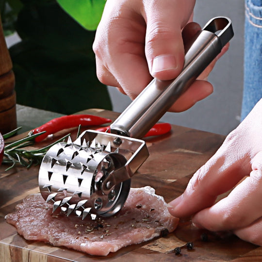 Stainless Steel Meat Roller/Tenderizer